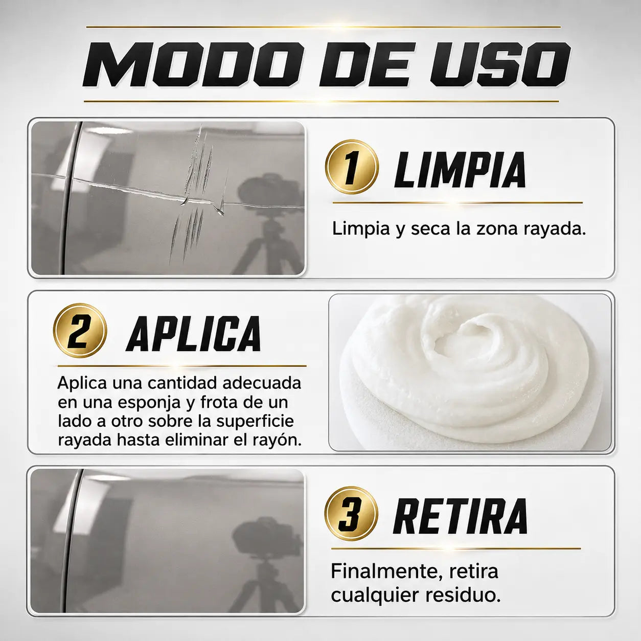 COAT™ 2x1 | Eliminiador de Rayones para Carro